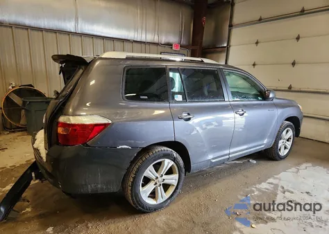 2010 Toyota Highlander Limited z USA, uszkodzony, nr VIN 5TDDK3EHXAS027118